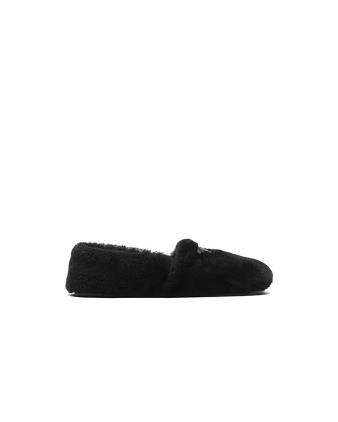 slippers in montone prada|prada slippers patterns.